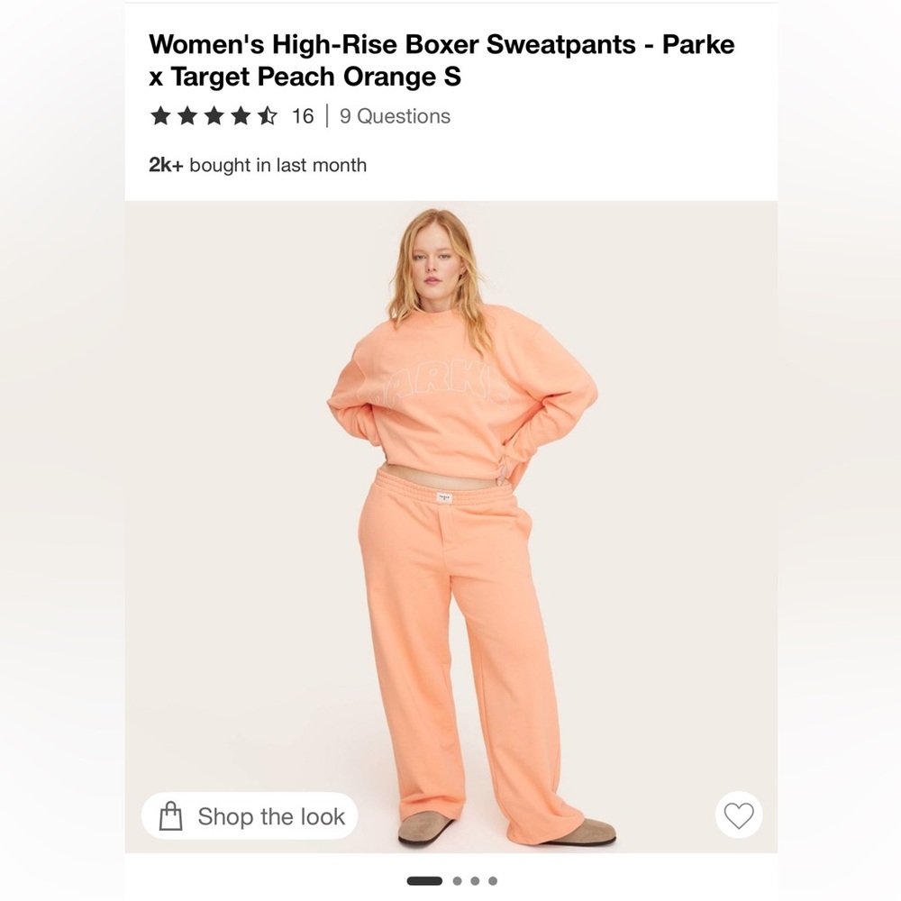 Parke X Target High Rise Boxer Sweatpants